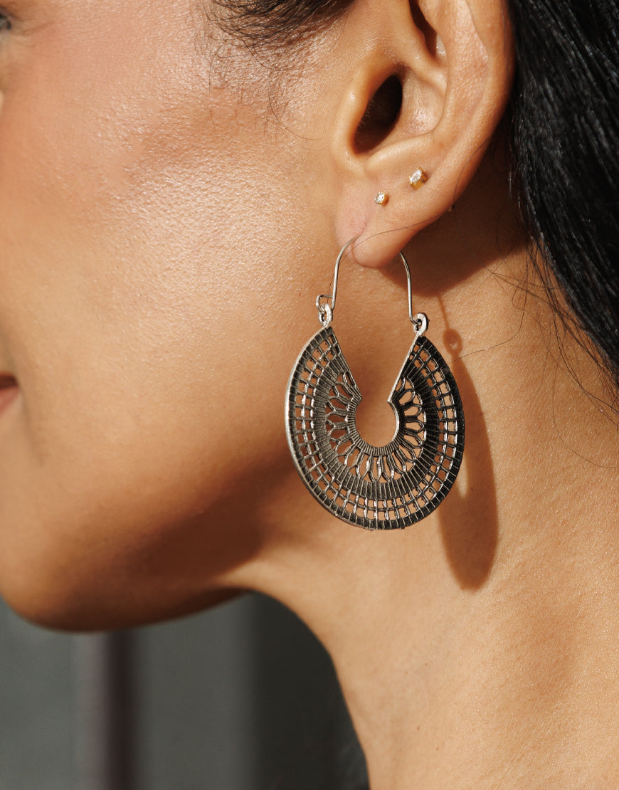 Filigree-Detail Hoop