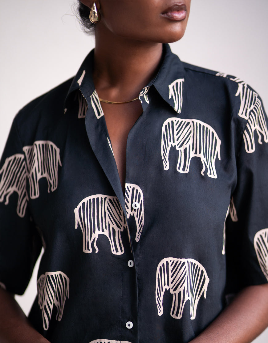 Mahali Oversized Drop Shoulder Shirt