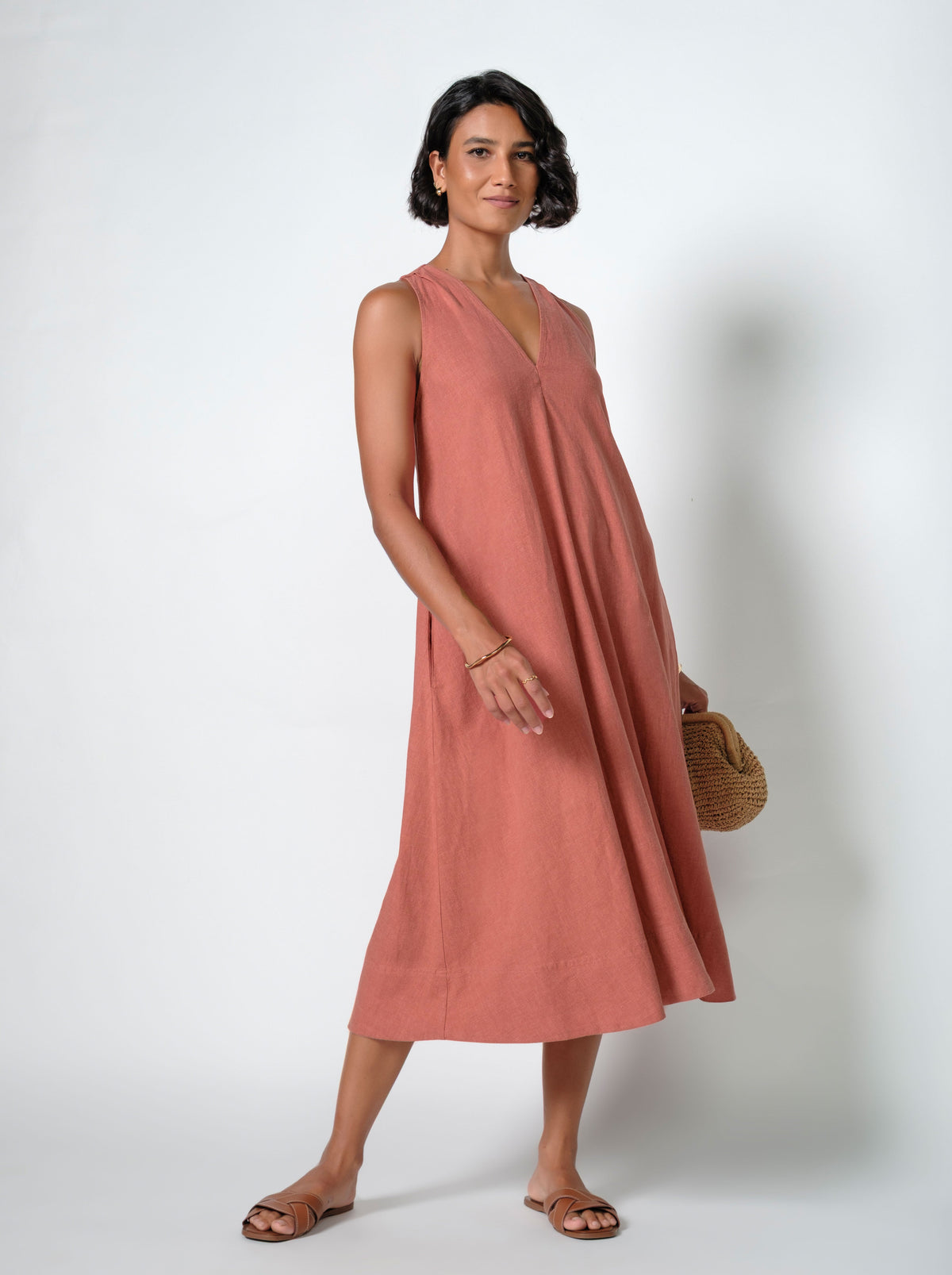 Serie Midi Linen Dress