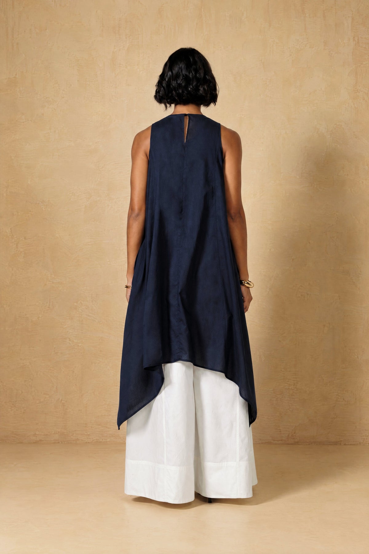 Andrea Sleeveless Asymmetric Hem Tunic