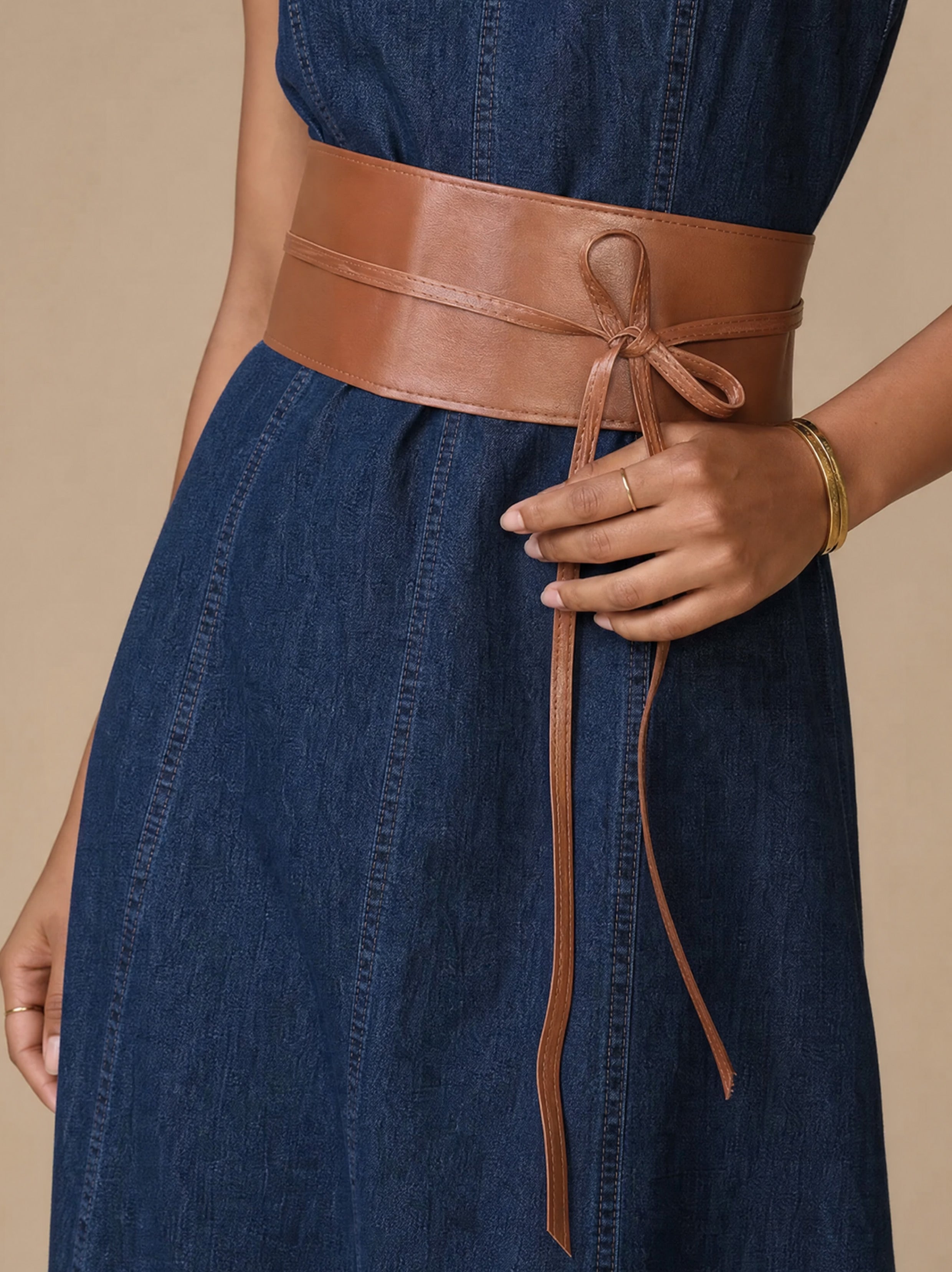 Wide Wrap Waist Belt