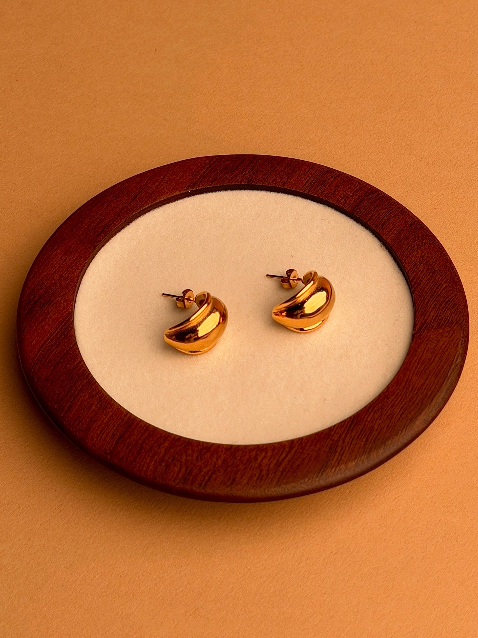 Chunky Gold Studs