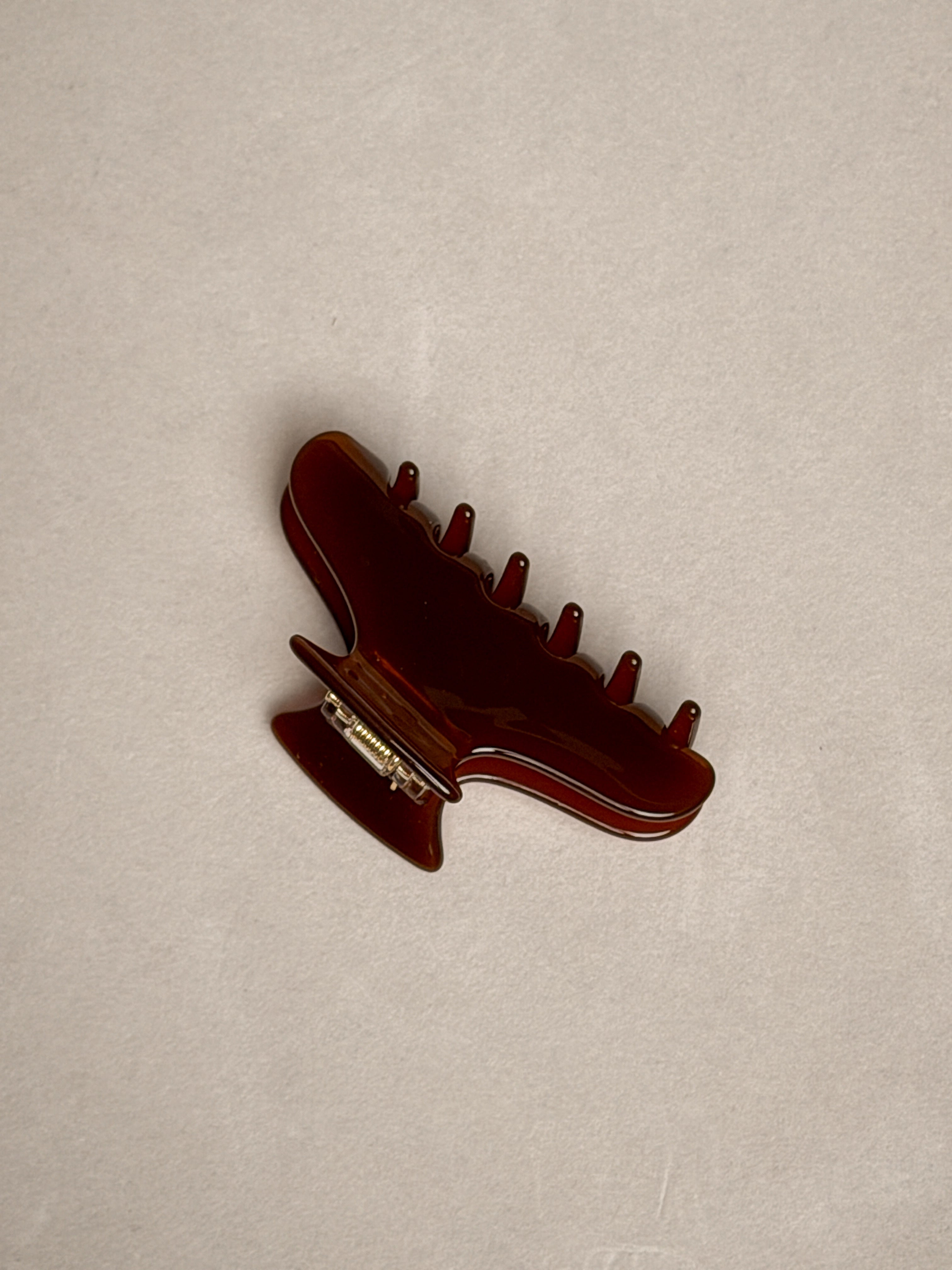Basic Hair Claw in Burgundy