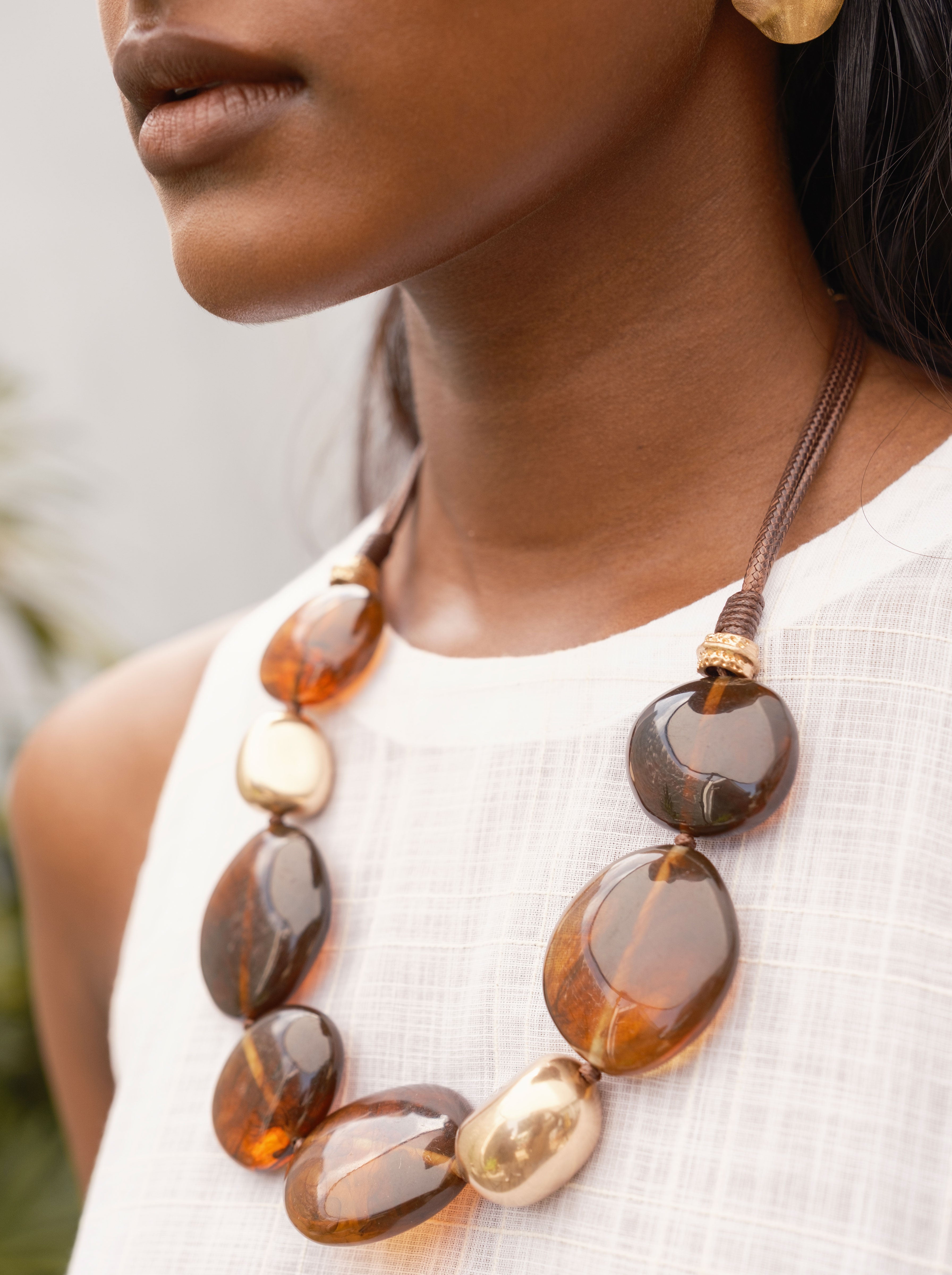 Resin Statement Necklace