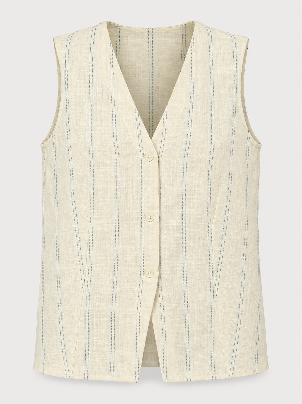 Noah Sleeveless Linen Top