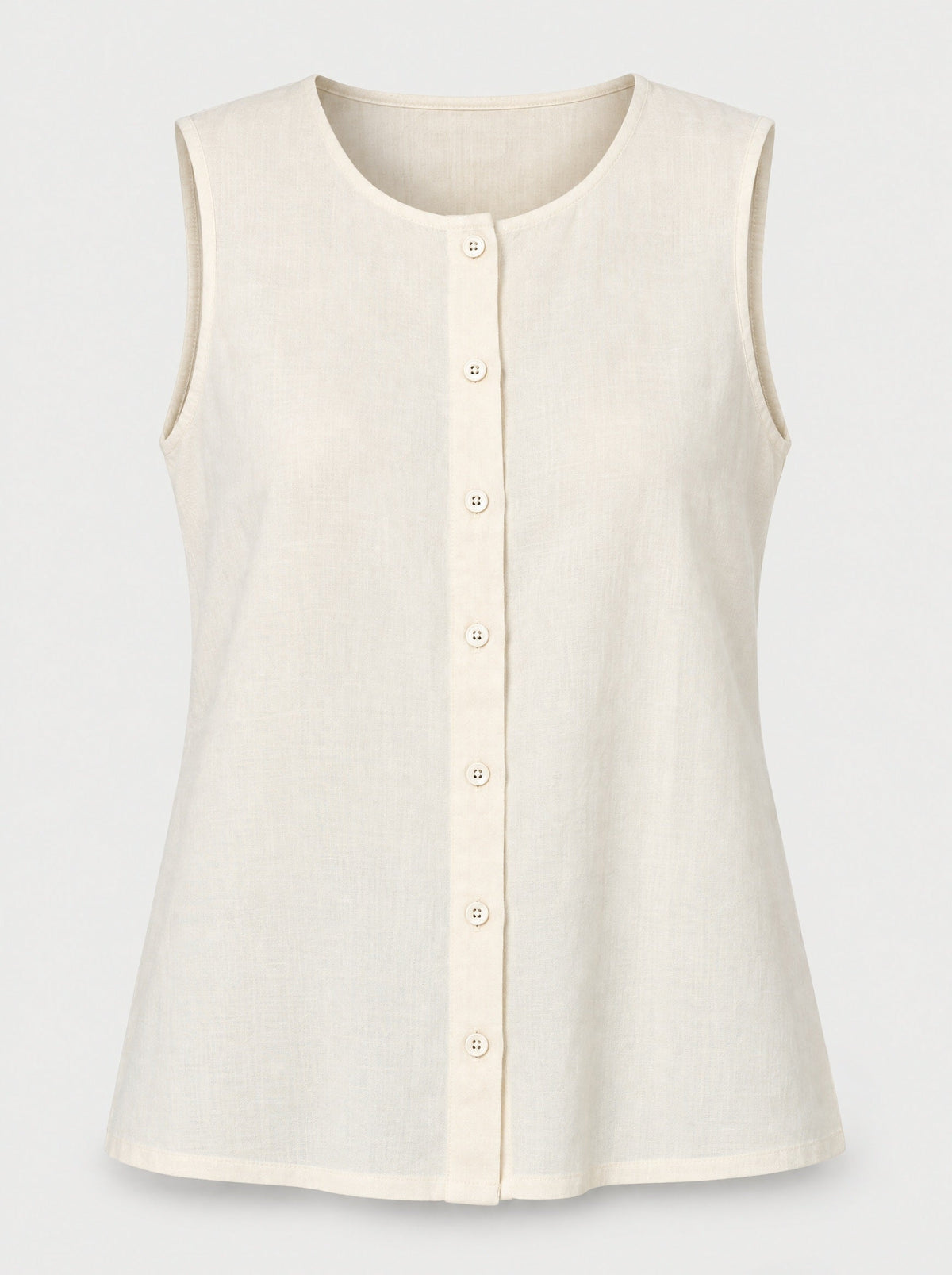 Ines Sleeveless Linen Top